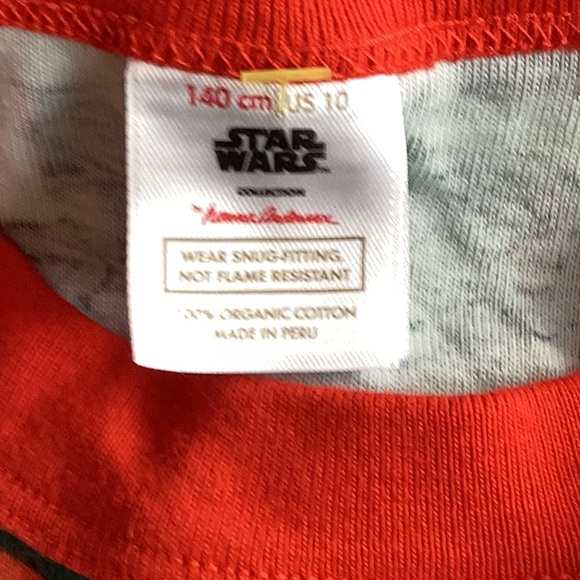 Hanna Andersson Star Wars The Mandalorian Long John Pajama Set size 10 - Picture 9 of 10